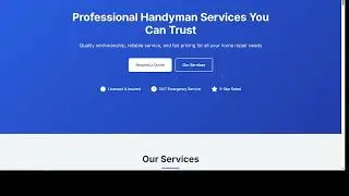 Prompt2site | Handyman Services Website