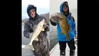 Fishing in a BLIZZARD! Lake Raystown PA 12-16-20