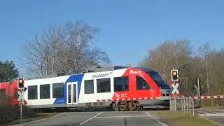 🎄[RETRO] 2021/02/27 S&B BUES2000-LED Weddinghusen (Bundesstra&szlig;e) | Bahn&uuml;bergang