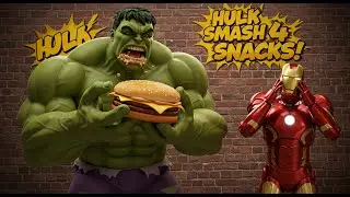 Hulk SMASH... For Snacks?! 🍦 Funny Iron Man & Hulk Moments (Animation)