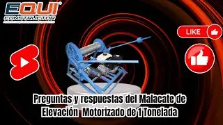 Preguntas y respuestas del Malacate de elevación Motorizado de 1T