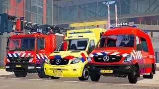 Emergency Call 112 - Nederlandse Multi Firefighter Responding! 4K
