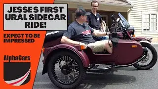 Dad's First Ural Sidecar Ride Experience | AlphaCars & Coffee June 2023