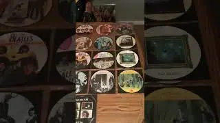 The Beatles complete set of U.K. 7&rdquo; picture discs released from 1982-1990 + two RARE error issues !