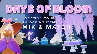Days of Bloom 2022 - Tour, Unlocking and Mix & Match | sky children of the light | Noob Mode