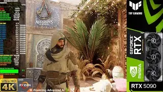 Assassin's Creed Mirage, Ultra High Settings 4K | RTX 5090 | 9950X3D