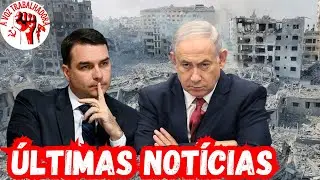 LULA ANTISSEMITA? - FLAVIO BOLSONARO AT4CA PRESIDENTE EM DISCURSO COM GEN0CID4S EM ISR4EL