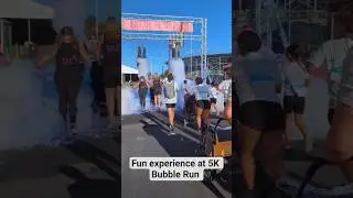 Fun experience at 5K Bubble Run!
