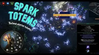 POE 3.19 Leveling as if League Start Spark Totem Hierophant