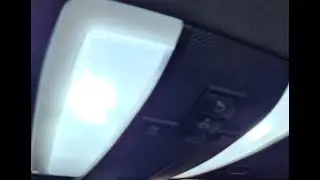 Mercedes front dome bulb change, easy