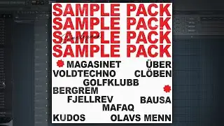 Samples i stilen til MAGASINET, VOLDTECHNO, GOLFKLUBB - 70+ LYDER!