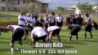 Kapolei Hurricanes' 2012 O-Line (Derby's Campers)