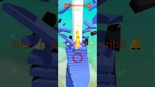 🔥 Stack Ball Gameplay 🔥🎮 #stackball #gamingshorts #viral #gaming