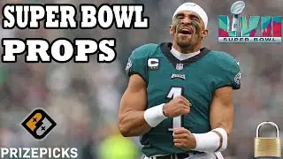 PRIZEPICKS NFL PICKS | SUPER BOWL LVII | CHIEFS EAGLES | NFL PLAYER PROPS PICKS | SUPER BOWL BETS
