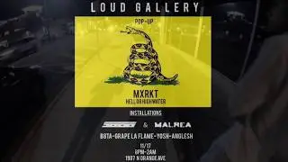 Loud Gallery Orlando Pop up art exhibit 11/17/18 OrlandoVibez #orlando #travel #gopro