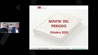 Pillole normative giuslavoristiche - Ottobre 2025