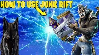 Fortnite How To Use Junk Rift! Fortnite Junk Rift Gameplay Update Soon!