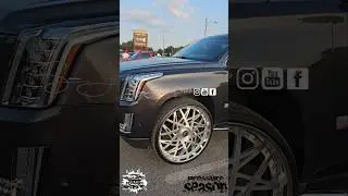 Super clean Cadillac escalade on big cap @forgiato wheels #sjohnsonphotos #mrhd #pressureseason