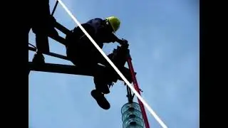 220KV Live Line Maintenance, Change Suspension Insulator Set