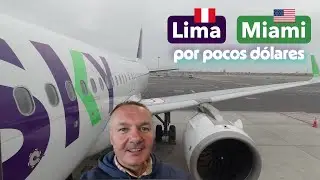Cheap Lima to Miami flights with SKY Peru ✈️ Low-cost flight on an A320neo