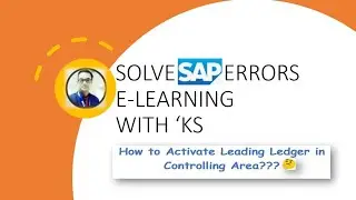 V1-SAP #FICO-SOLVE ERROR-ACTIVATE LEDGER IN CO#saplearnercommunity#elearning #sapsolutions #learning