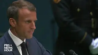 WATCH: French President Emmanuel Macron's full speech to the UN General Assembly