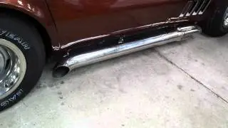 Corvette 502 ramjet custom built sidepipe mufflers
