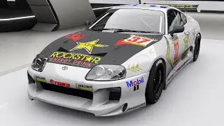 M68 438.99km/h　A80 SUPRA BOMEX AERO (RWD PI905)　M68 SPEED TRAP 272.77mph　FORZA HORIZON 4