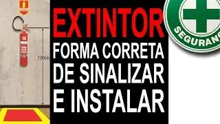 POSICIONAMENTO DOS EXTINTORES - POSITIONING OF FIRE EXTINGUISHERS
