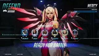 Overwatch XBOX ONE - Multiplayer Competitive Pink Mercy Match On Havana -Season 19