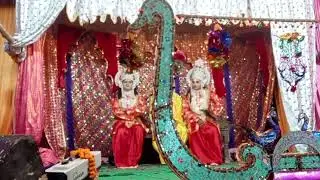 जनक जी रंग शाला में राजा पधारे हुए रामलीला ग्राम करही 