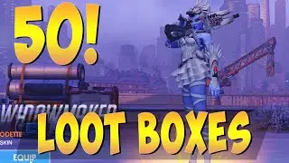 Overwatch Gameplay #3 - 50 Loot Boxes Opening - LEGENDARYs!