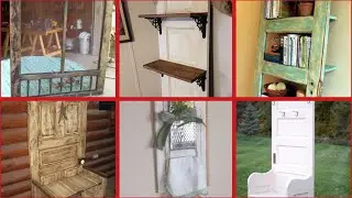 Repurposed old doors design ideas. Cheap DIY decor projects #gardendecor #homedecor