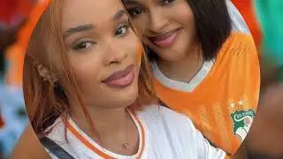 Beautiful Female Fans at AFCON 2023.