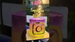 Instagram theme cake #instagram #cakeart #cake #instagram #themecake #celebrationcake