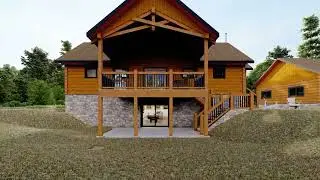 La Maison Desjardins - Custom Cottage Life Bungalow - A True North Log Home Exclusive Design