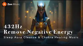 432Hz Remove Negative Energy | Sleep Aura Cleanse & Chakra Healing Music