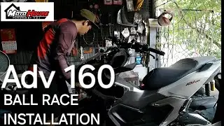 ADV 160 BallRace Replacement The old way and Safe Installation