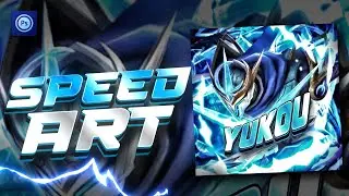 SPEED ART - TUTORIAL LOGO GFX MOBILE LEGEND - PS TOUCH