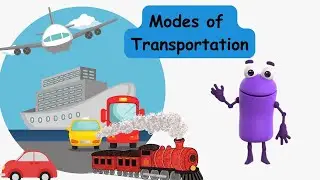 Modes of Transportation for Kids 🚗✈️🚢 | Learn Land, Air & Water Transport in a Fun Way!