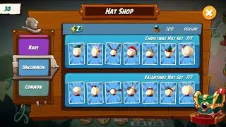 My All Hat Collection of Birds in Angry Birds 2