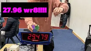 27.96 Wr8/NR megaminx average!!! 