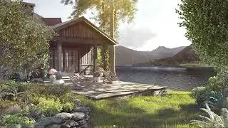 Relaxing Day At The Lake House