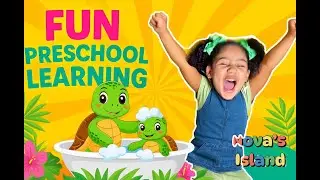 🫧 Turtle Bath Time Song 🐢 | Fun Preschool Learning & Bubbles with Nova!