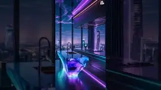 Futuristic kitchen
