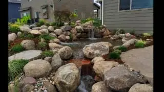 Aquascape Pond with Mickey Mouse Theme, Waukee Iowa Built by Just Add Water