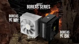 GAMDIAS BOREAS M2-51D Digital Display CPU Air Cooler | Advanced Cooling. Effortless Monitoring.
