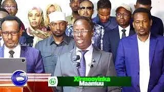 Wasiir Maareey oo ka hadlay Shir Saacaddo badan qaatay oo ay kasoo saareyn Go'aano culus.