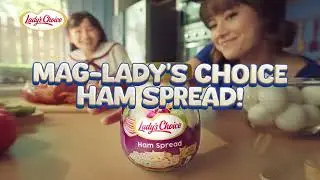 May Omega-Sigla nutrients ang Merienda with Meaty-Sarap Lady&rsquo;s Choice Ham Spread!