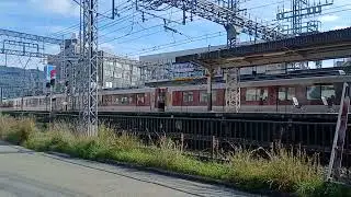 近鉄5200系VX05編成+近鉄1437系VW43編成急行五十鈴川行き河内山本駅通過